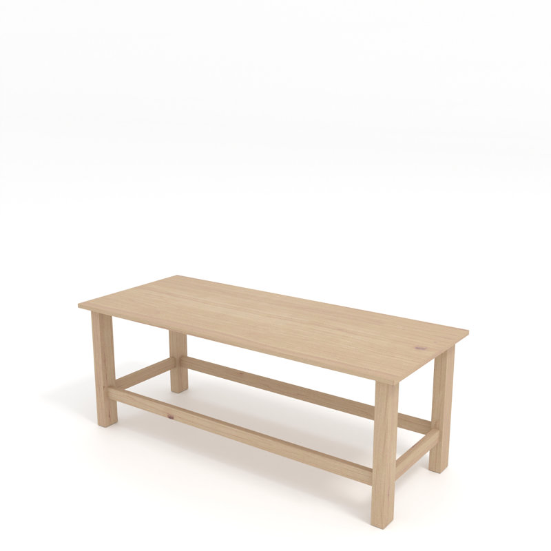 Calel Rectangular Outdoor Coffee Table - 120 cm W 50 cm D, Beige
