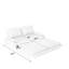 Grand canapé-lit escamotable de 73,2 po, canapé-lit convertible 3 en 1, causeuse en velours multifonctionnel, rose-129442209