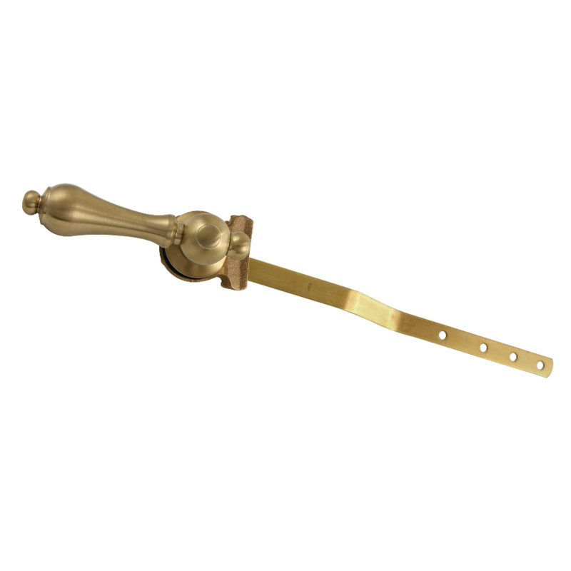 Kingston Brass Restoration Front Mount Toilet Tank Lever, Brushed Brass
