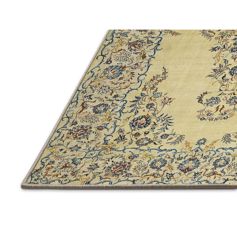 Delacerda Oriental Indoor Rug, Rectangle 4' x 6'