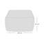 60cm Wide Solid Colour Classic Bean Bag Ottoman-1726357014