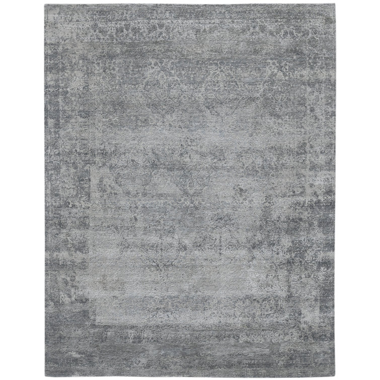 Zenith Abstract Area Rug in Gray