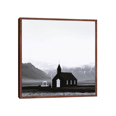 Black Church Budir II Square by Monika Strigel - Print on Canvas