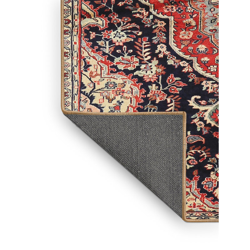 Swiney Oriental Indoor Rug, Rectangle 7' x 10'