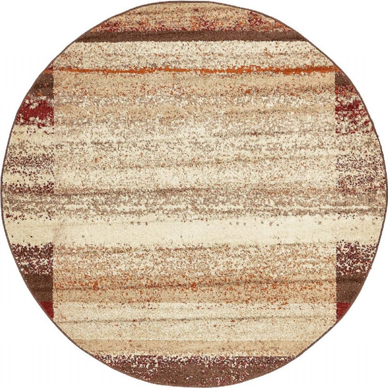 Cotati Abstract Indoor Rug, Round 8'