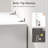 Over The Toilet Storage Cabinet, Freestanding Bathroom Organizer with Tempered Glass Doors, Thick Metal Frame & MDF Wood, Space Saver, White-414929701