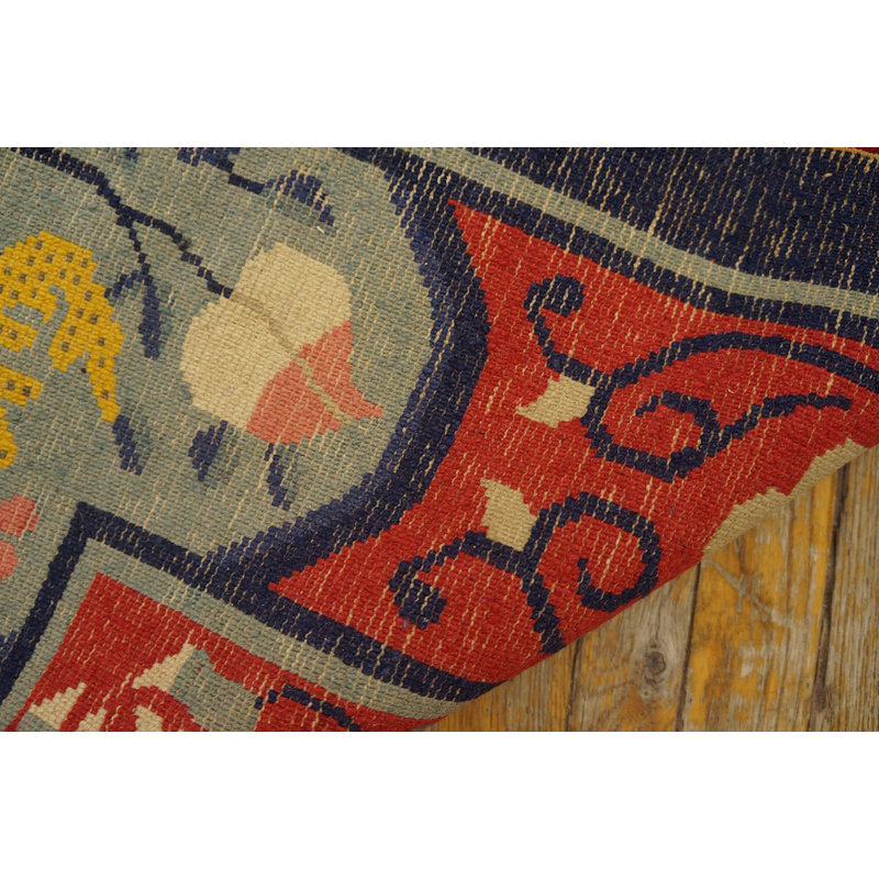 Antique Peking Hallway Runner Wool Red Rug