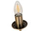 Garden 2-Light Dimmable Antique Brass Candle Candelabra Style Wall Light