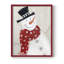 Festive Snowman I, reproduction encadrée - bois massif-128284295-128284302