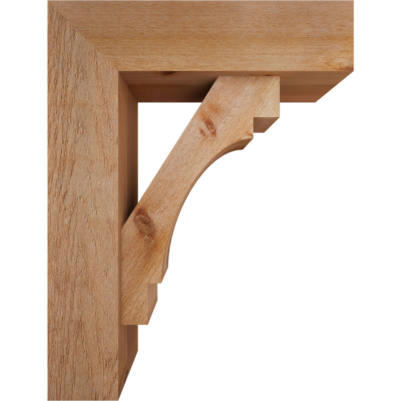Support Merced Block avec support décalé, 34 x 26, Cèdre rouge occidental de l 8 po (scié brut)