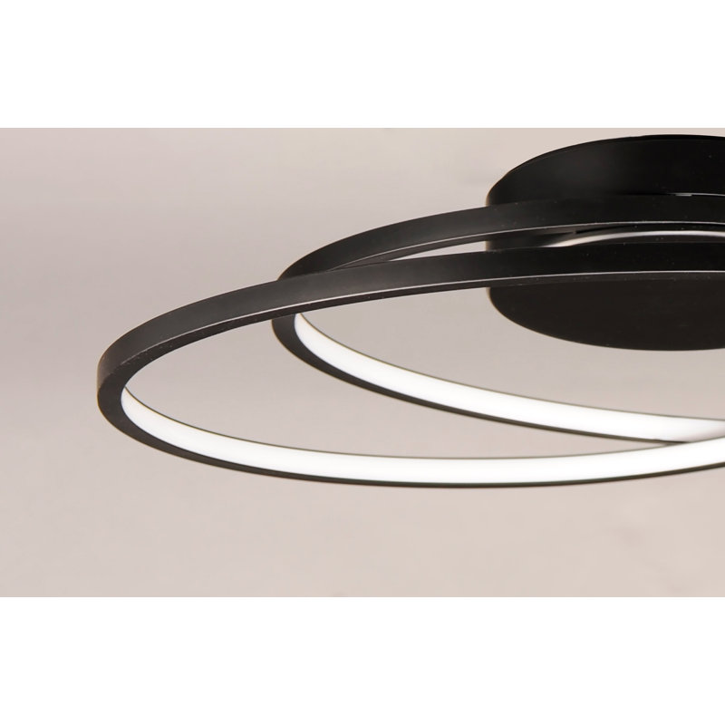 Ayers Single Light Acrylic LED Flush Mount
