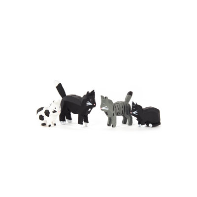 Ensemble de 4 figurines cats