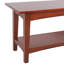 Banc de rangement Shaker Cottage, cerisier-780934722