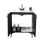 Ensemble de meuble-lavabo simple moderne 30 po noir