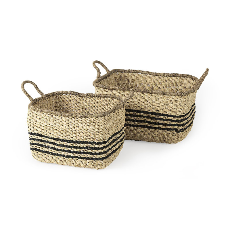 Ensemble de 2 paniers en ruppie maritime