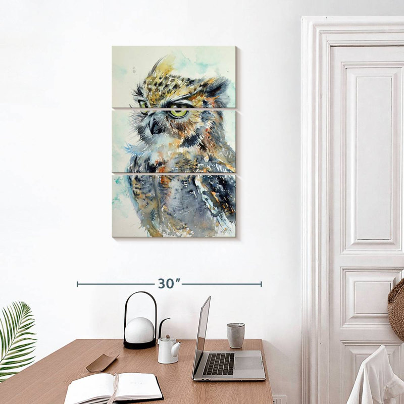 Brampt Proud Owl, 32" H x 20" W