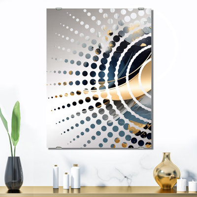 Thebes - Miroir mural fractal abstrait MIR137724