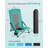 Set Of 2 Portable Beach Chairs For Adults, Max. Load 330 Lb Each, High Backrest, Cup Holder, Lightweight, Heavy-Duty-1942031753
