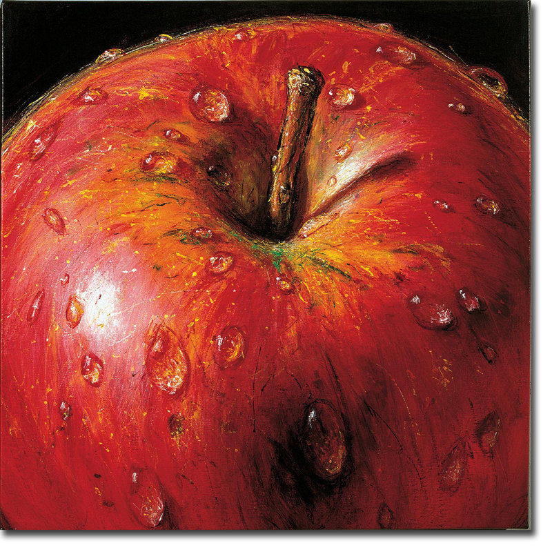 « pomme », reproduction sur toile tendue