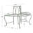 Hounsfield Iron Outdoor Bench-73554450