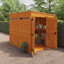 TigerFlex® Modular Buildings 8 ft. W x 6 ft. D Solid Wood Shiplap Pent Garden Shed