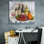  «Wine Bottles» par Gale Pitt, art mural sur toile, 30 po x 26 po