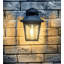 Matte Black 24.5cm H Outdoor Wall Lantern
