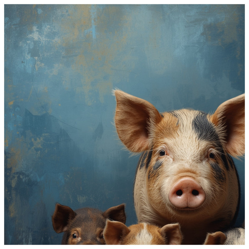 Couvertures de cochon, L 50 po x H 60 po