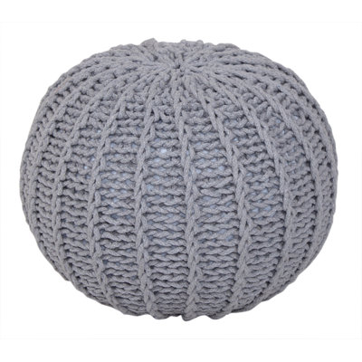 Cleeve 50 cm W Cotton Round Ottoman