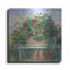 «Geranium Bench Crop» par Carol Rowan, art mural en métal Lark Manor ™-742710407