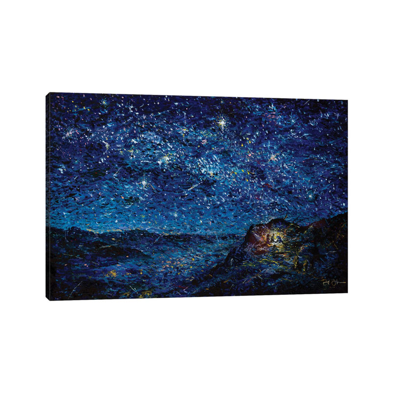 Night Of The Nativity by Jeff Johnson - Wrapped Canvas Painting, 20.32 cm H x 30.48 cm W