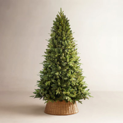 White Pre-Lit Spruce Tree