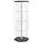 Zahavah 4-shelf Hexagonal Clear Glass Curio Cabinet-1383073532