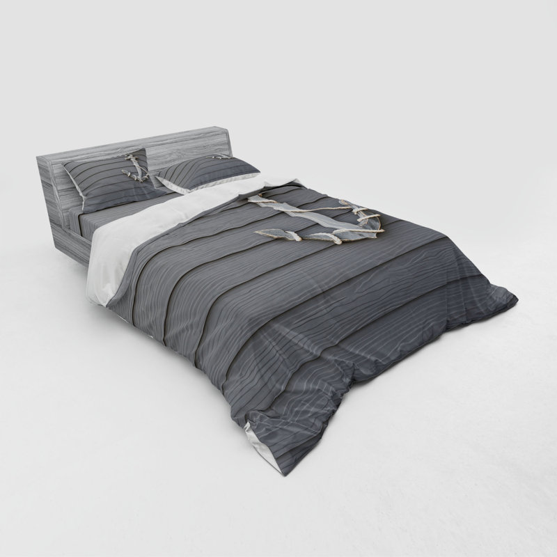 Coastal Polyester Duvet Cover, Queen Duvet Cover + 3 Additional Pieces