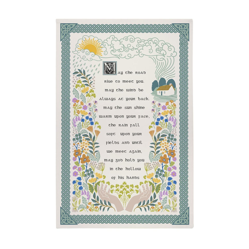 Irish Blessing Tea Towel Kitchen Towel