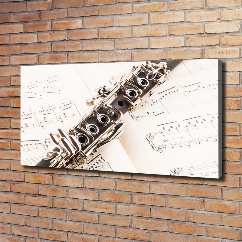 Clarinet - Wrapped Canvas Print