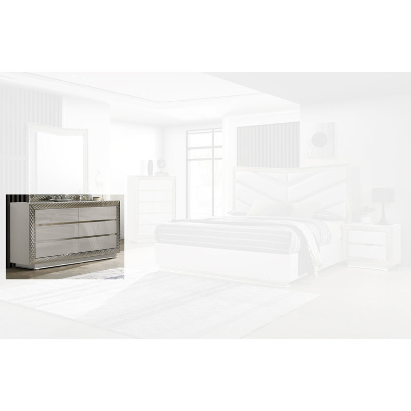Commode 6 tiroirs Wynand