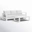 Ensemble de conversation d'extérieur en aluminium avec table de bout Hoyt-294914784-289230318-289230305