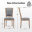 Ensemble de 2 chaises de salle à manger Farmhouse-1837943924
