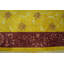 Yellow / Gold Orange 1920s Antique Rectangle Hand Knotted Pile Wool Rug