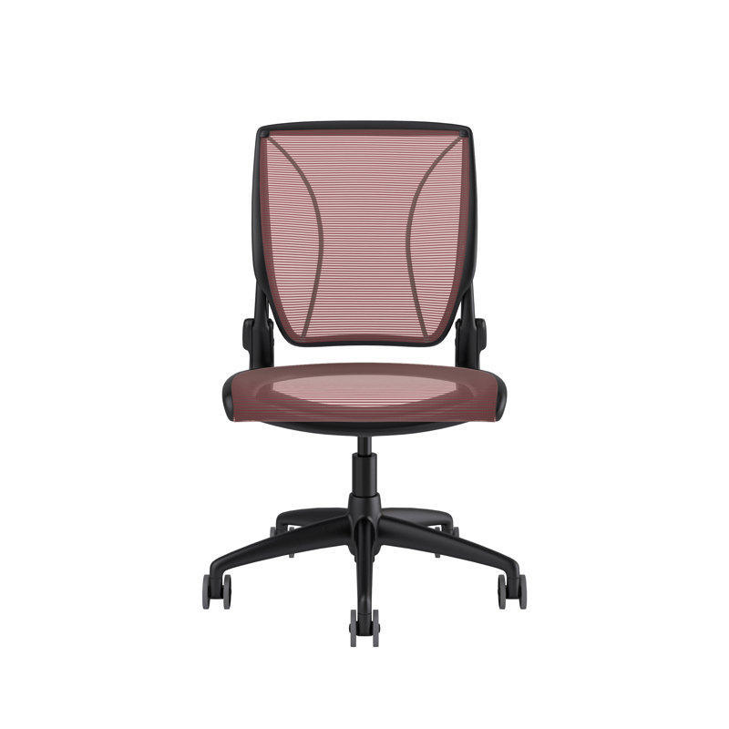 World Mesh Task Chair, Black, Black, Adjustable
