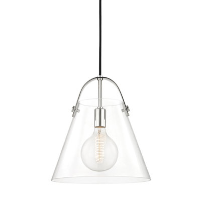 Single Light Glass Pendant
