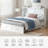 Queen Murphy Bed with Folding Mattress – Solid Wood Cabinet Bed with USB Charging Station & Storage Drawers for Studio, Home Office or Guest Room-1844805463