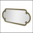 Scalloped Oval Parrett with Beaded Metal Frame