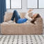 Canapé confortable en chenille pour une détente et un style dans n'importe quelle pièce-129580085-129580083