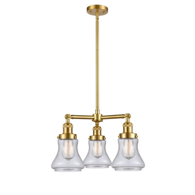 Lustre classique à 3 lumières Edda