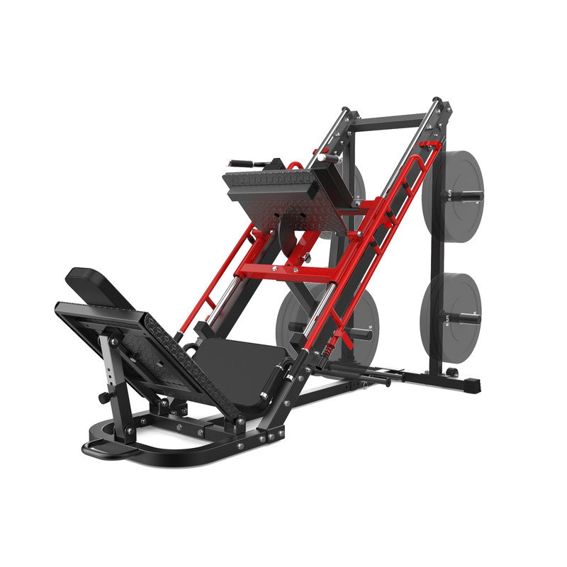 45 degrés Leg Press & Hack Squat Combo avec roulement linéaire - Appareil de musculation à domicile