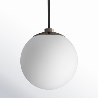 Luna Single Light Glass Pendant