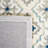 Betsy-Belle Hand Tufted Wool/Cotton Geometric Rug in Blue/Ivory-918600785