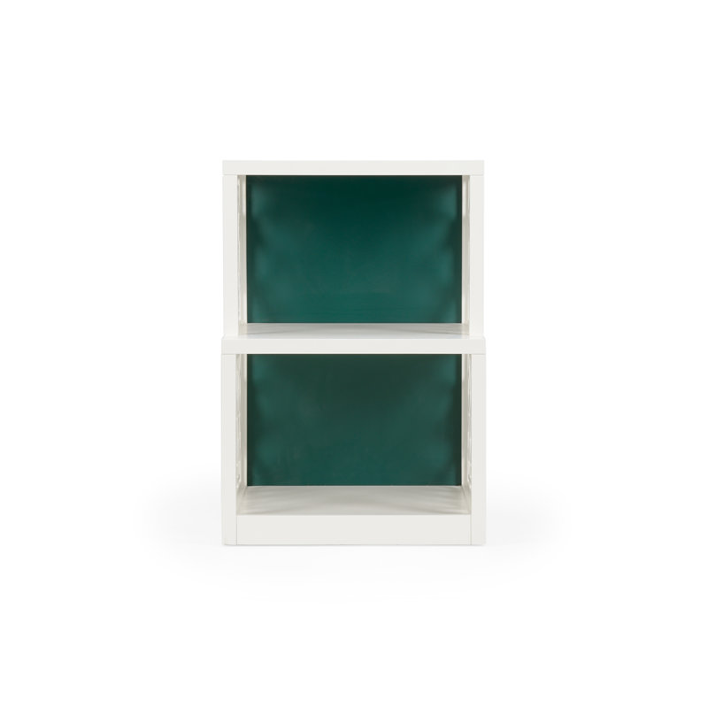 Chip Solid Wood End Table, Green